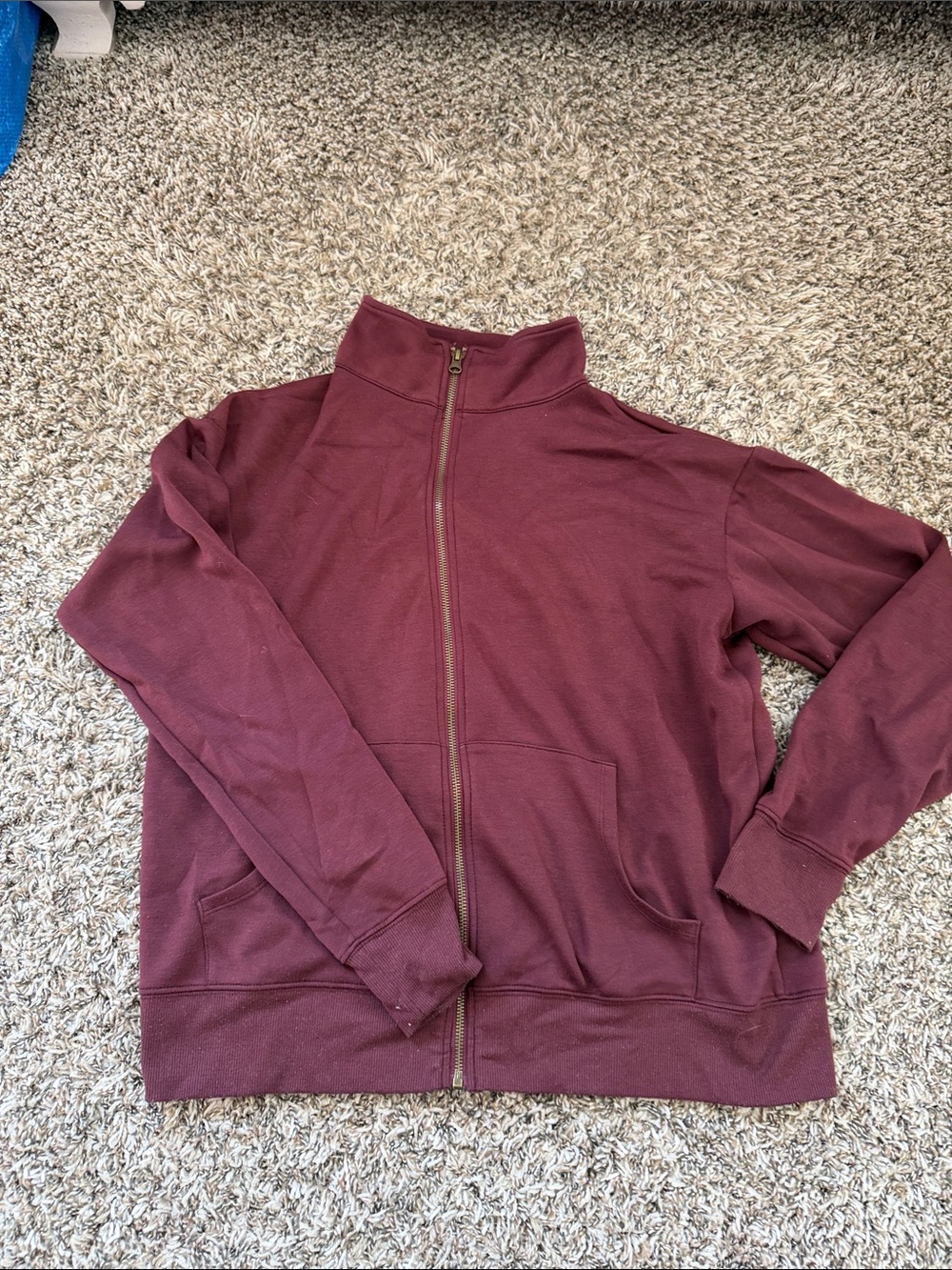 Grace & Lace Utility Jacket in Deep Burgundy